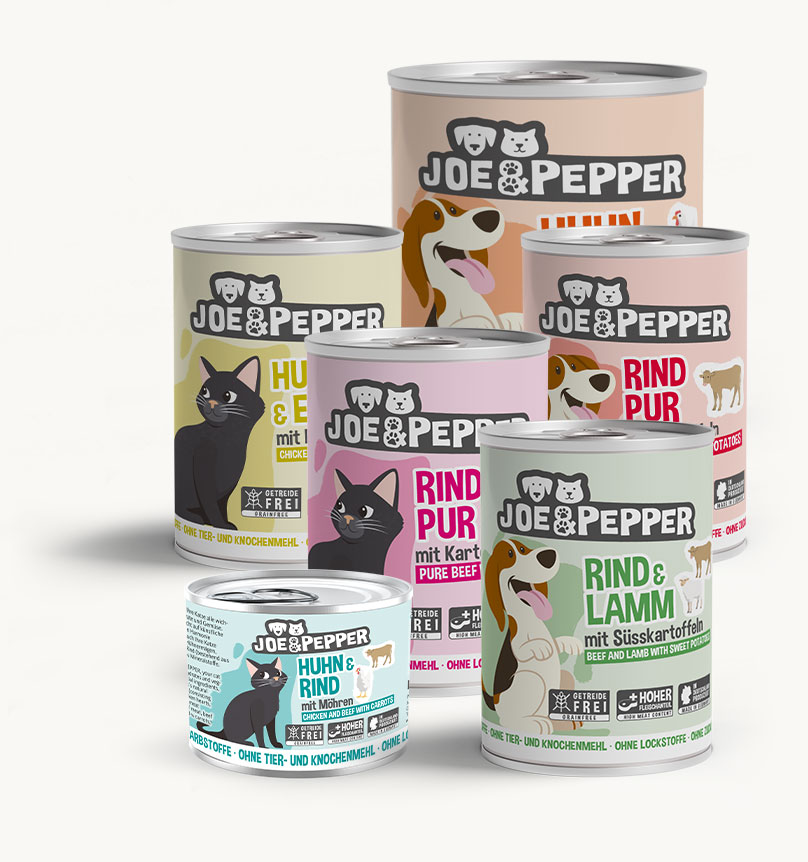 Joe &amp; Pepper Nourriture pour chiens Nourriture pour chats