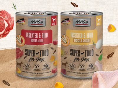 Insectos de comida para perros de MAC